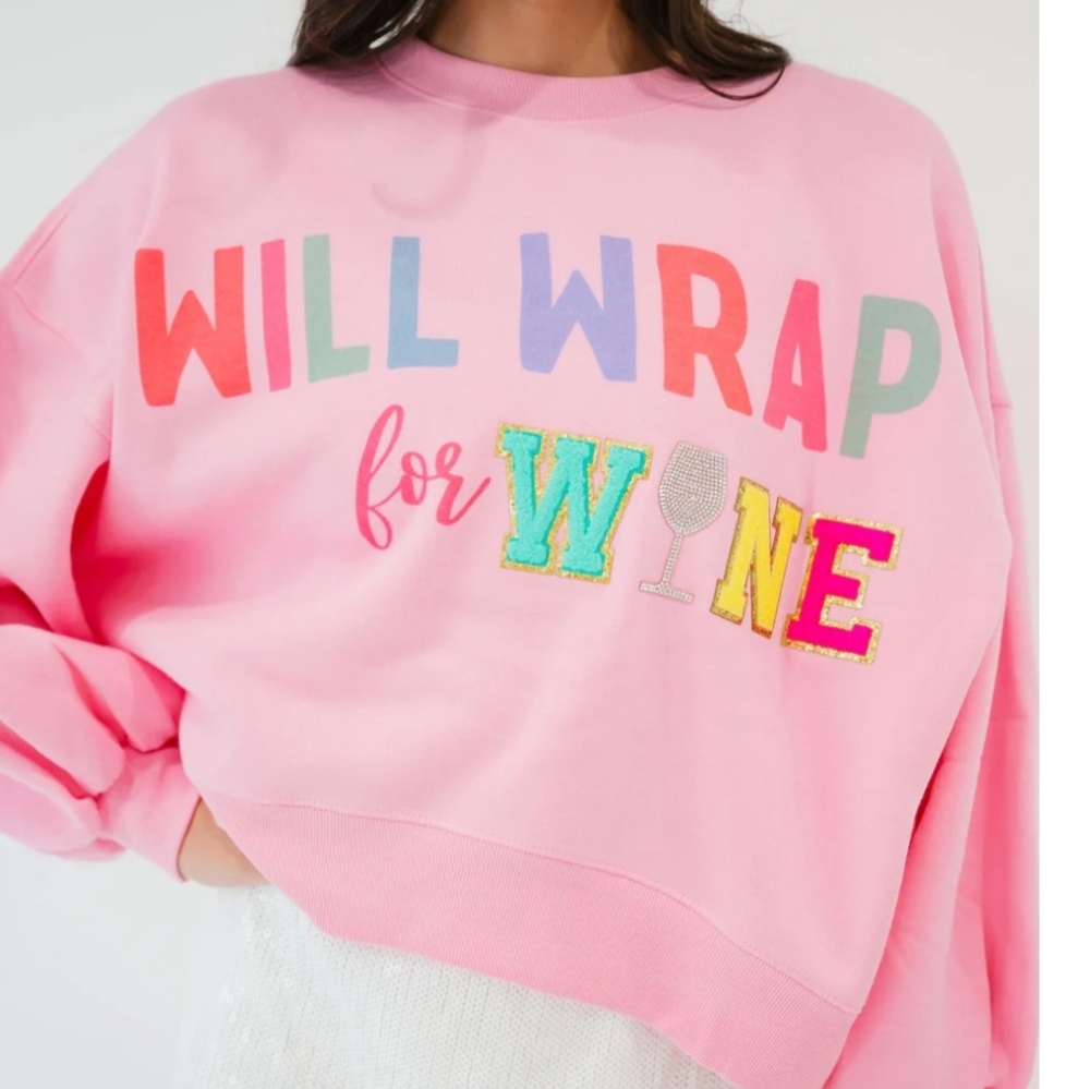 Judith March will wrap for wine sweater